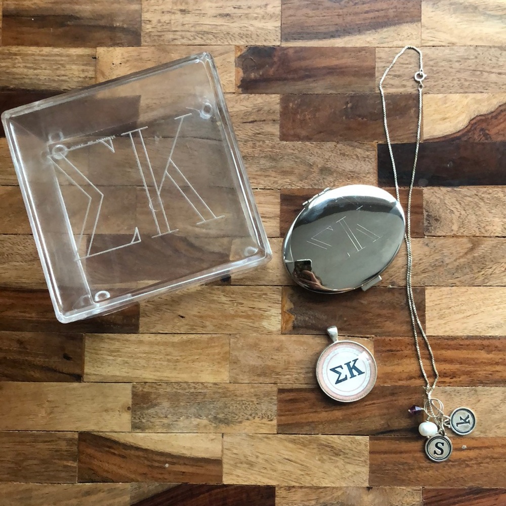 Bundle of sterling Sigma Kappa items